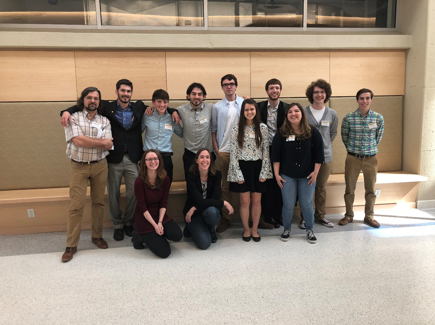 REU Students at the 15th Annual Northeast Ohio Research Symposium at Kent State University.