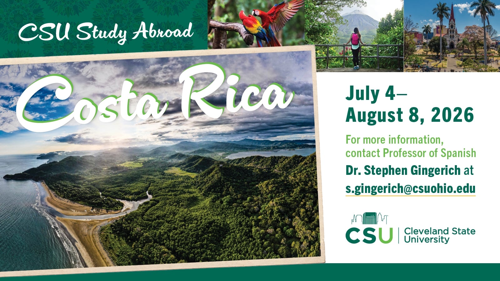 2026 Study Abroad in Costa Rica