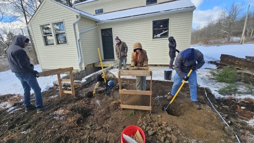 Oviatt House archeology work