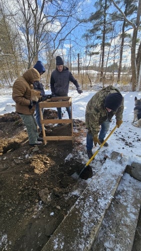 Oviatt House archeology work