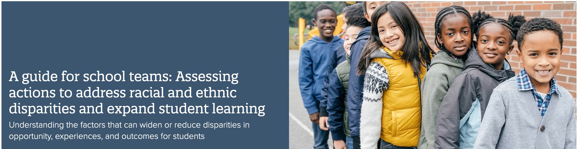 group of young diverse students