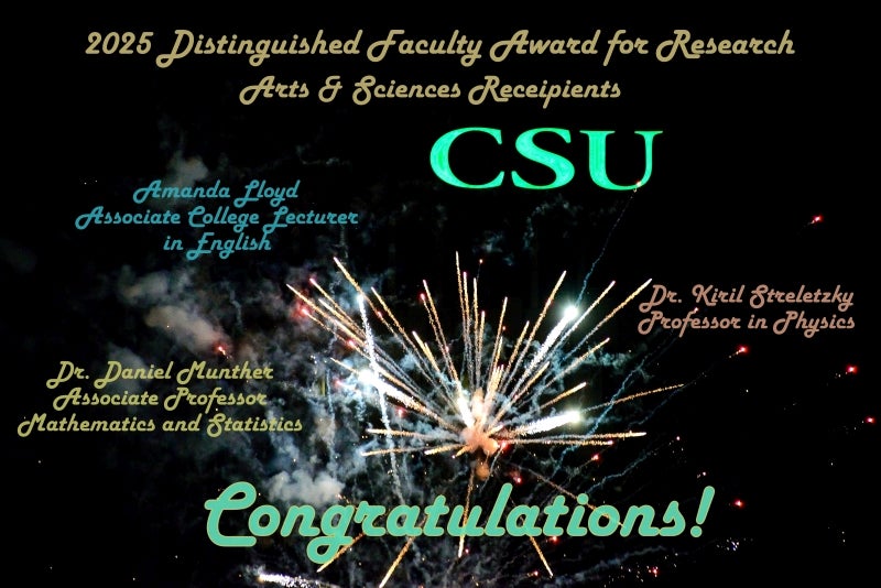 2025 A&S Distinguished Faculty Award for Research Recipients