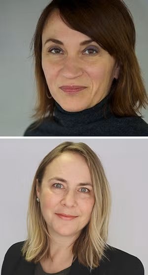 Anita Gabrosek and Maria Gigante