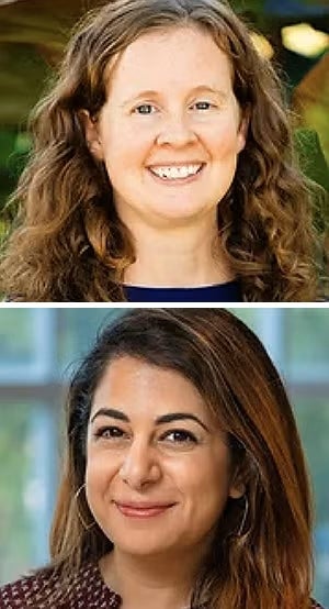 Elizabeth Goncy and Shereen Naser