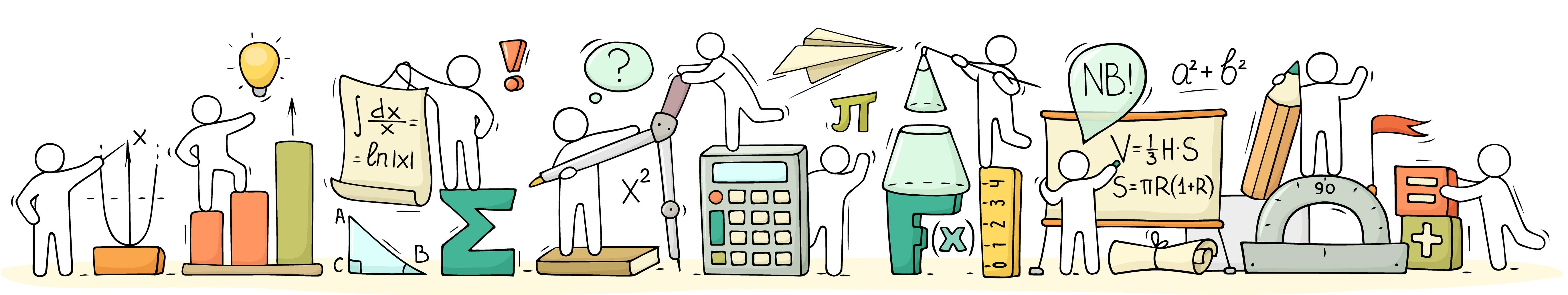 Illustrated Math Graphic