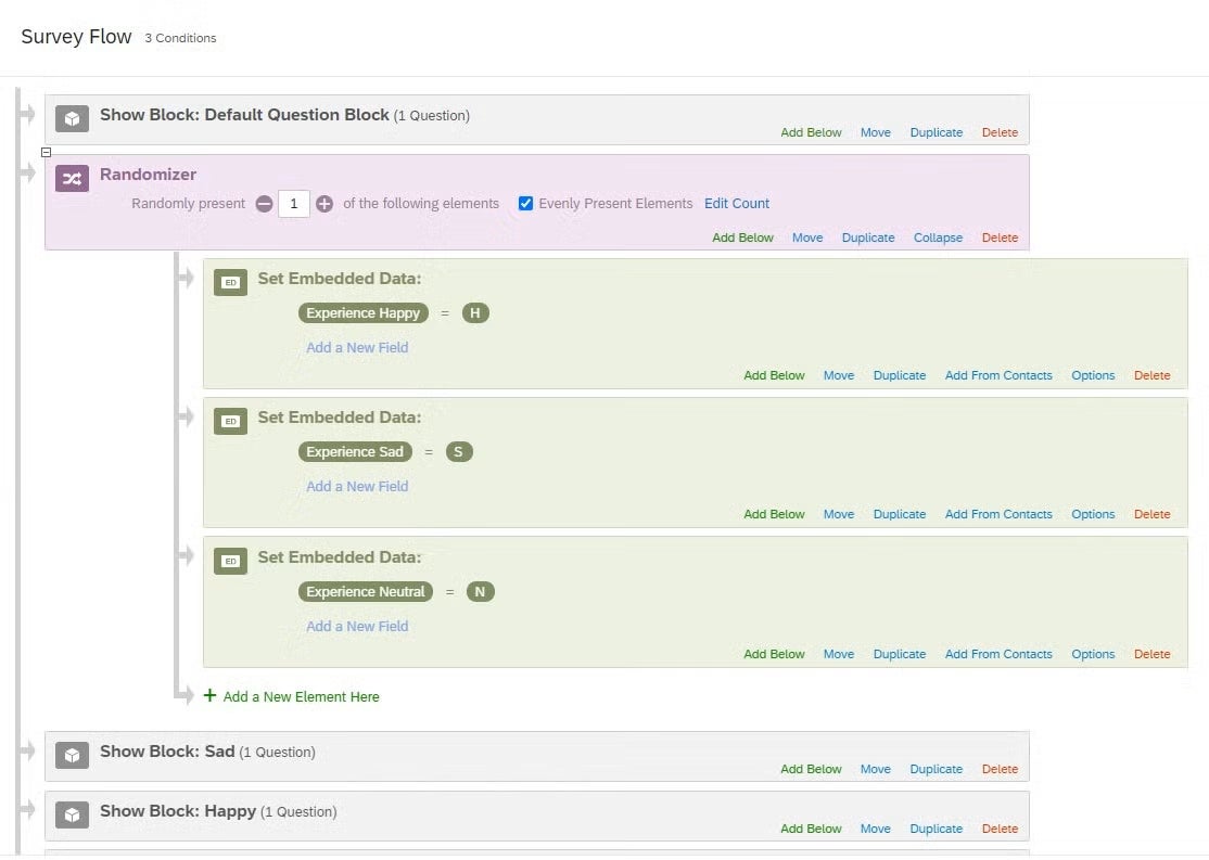Random Conditions Elements page screenshot 1