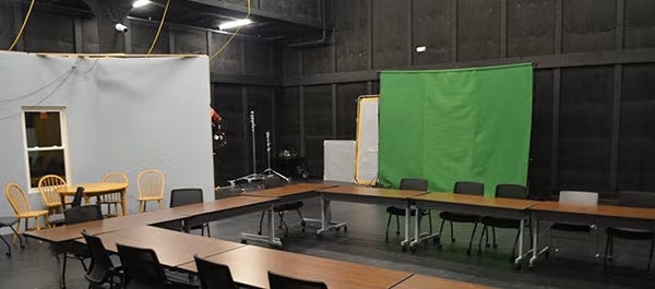Studio B; wide angle
