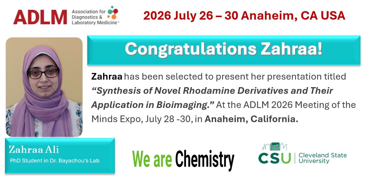 Zahraa Ali ADLM 2026