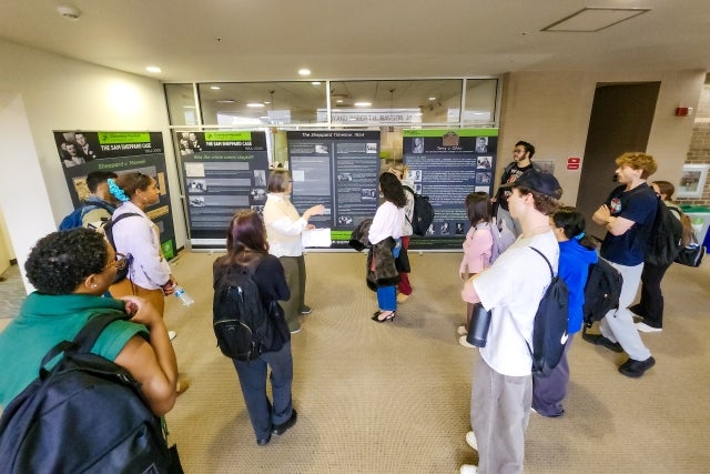 Pre-Law Students Visit Law Library