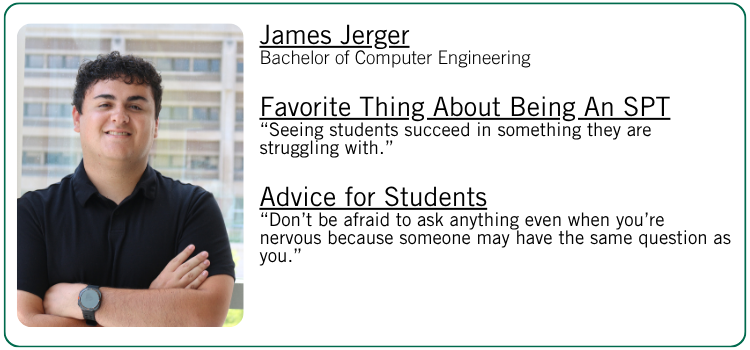 James Jerger's favorite thing about being an SPT and advice for students.