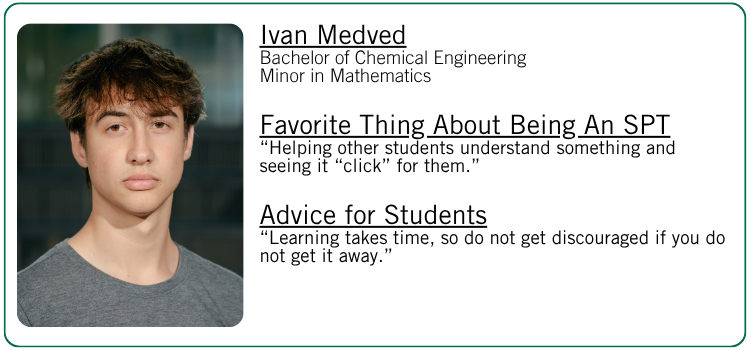 Ivan Medved's favorite thing about being an SPT and advice for students.