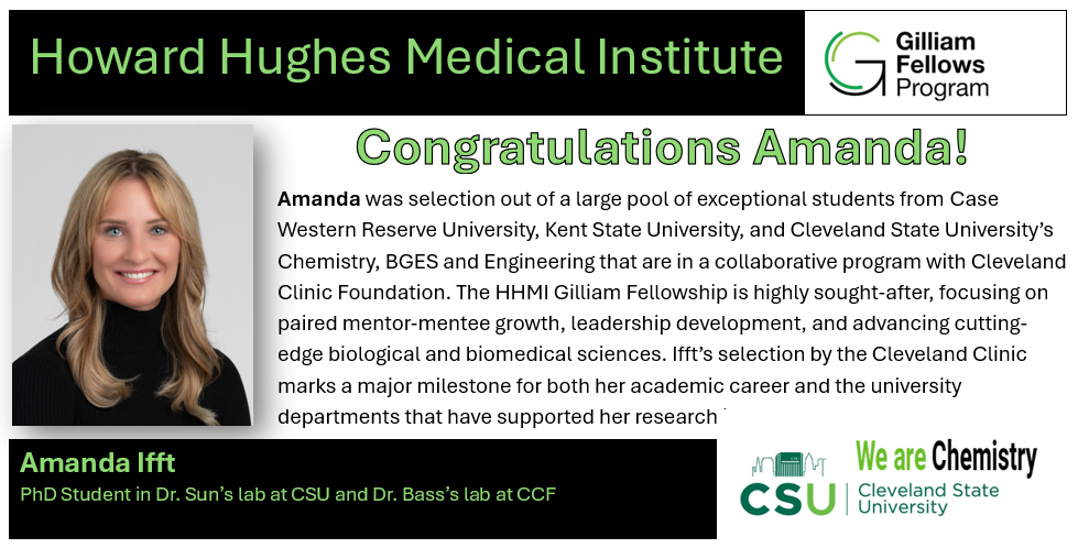 Amanda Ifft HHMI Fellowship 2026