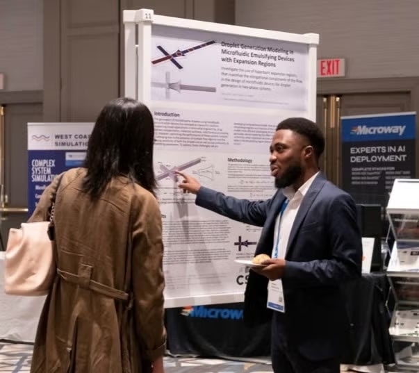 Samuel Osei at COMSOL Conference 02
