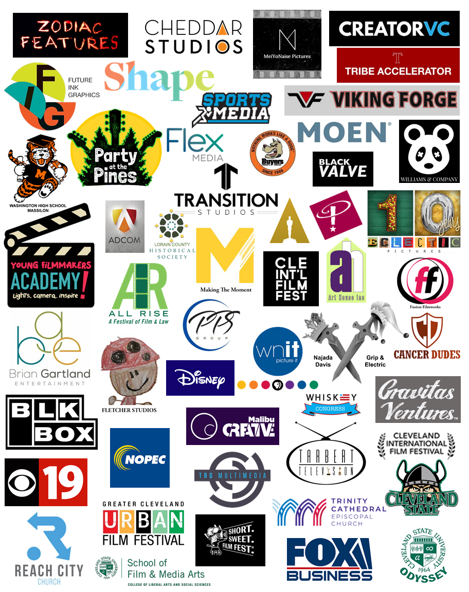 montage of internship providers' logos