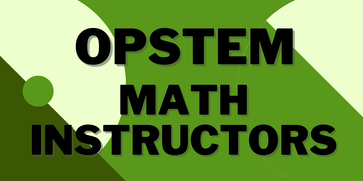 OPSTEM Math Instructors