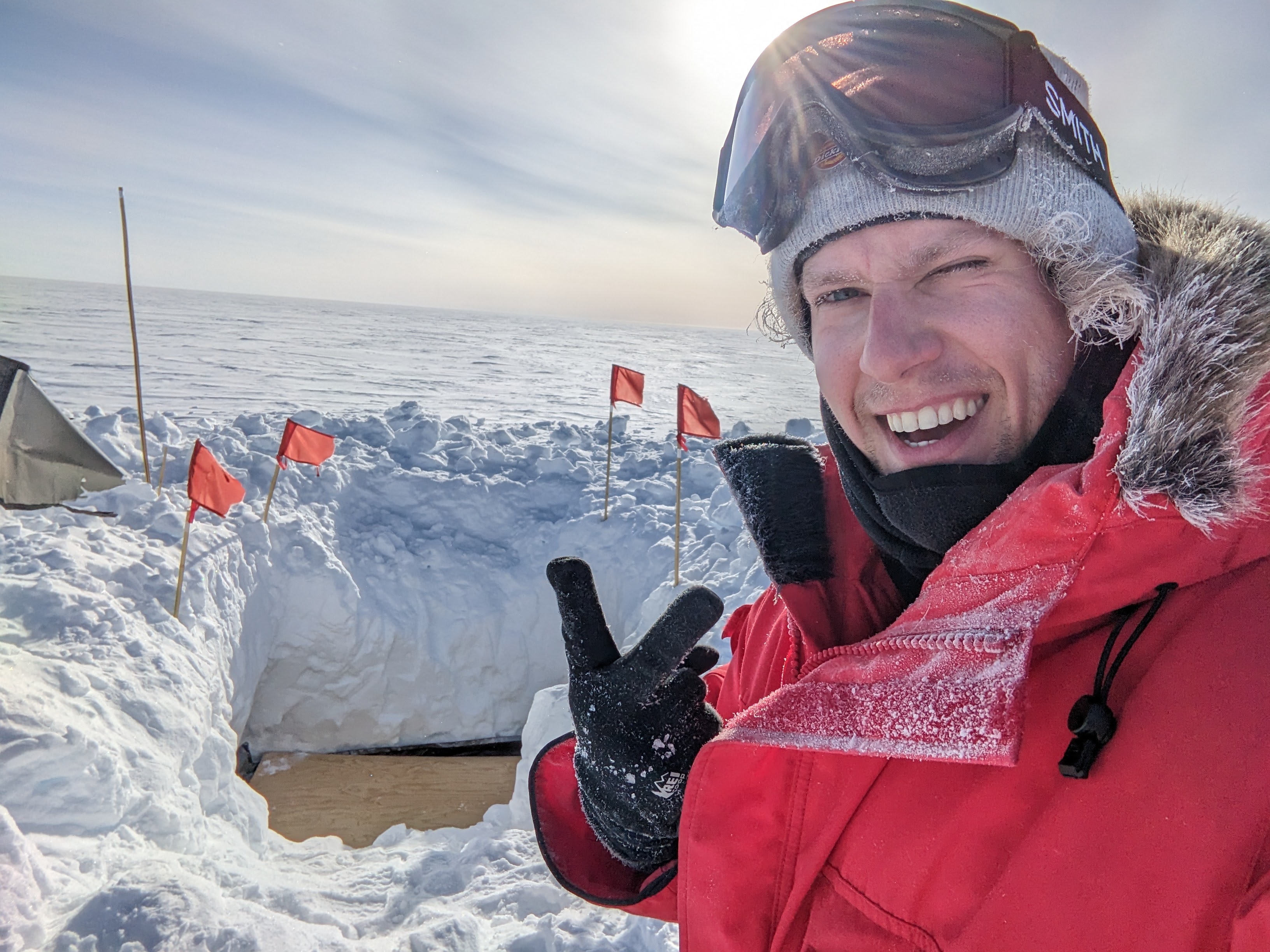 Justin Flaherty in the Antarctic 1