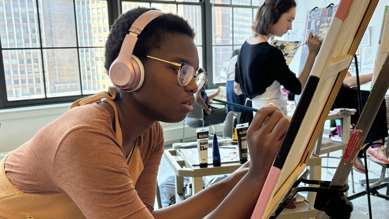 painting in CSU's studios