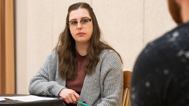 A female student is pictured