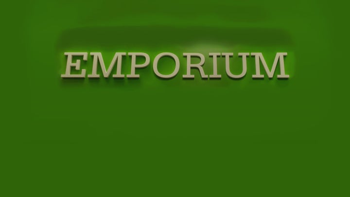 Banner for the Math Emporium.