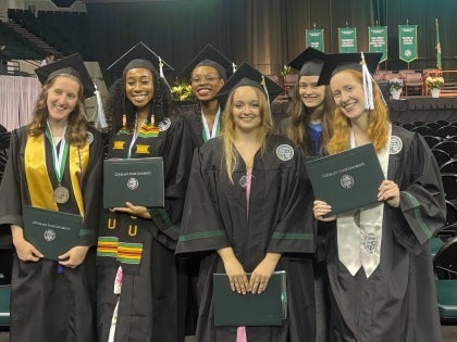 Theatre and Dance Graduates at Commencement