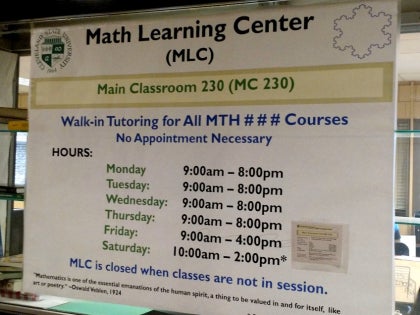 Math Learning Center