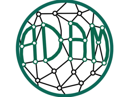 Logo of ADAM research center.