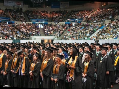 Graduates at Commencement