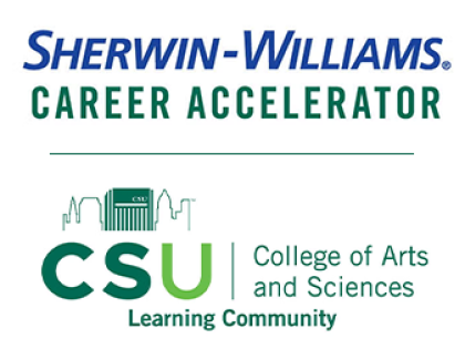 Sherwin-Williams Career Accelerator and Cleveland State University Logo.